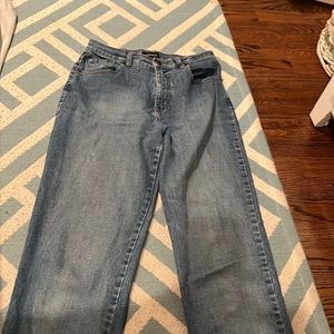 High waisted mom jeans